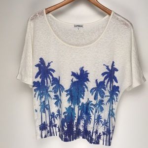 Express Burnout S/S Oversized Tee Shirt Size XS